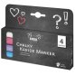 Marqueurs craie Chalky, Medium, kit de 4