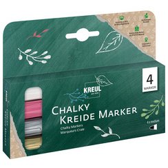 Krijtmarker Chalky Winter medium - kit van 4 stuks