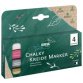 Krijtmarker Chalky Winter medium - kit van 4 stuks
