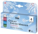 Marqueur craie Chalky, Medium, kit de 4 décoration de