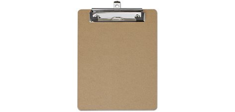 Porte-bloc basic, panneau en fibre de bois, A5