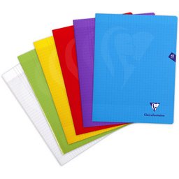 Cahier piqûre Mimesys, A4, quadrillé 5x5