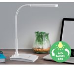 Lampe de bureau à LED pearly colour vario, blanc