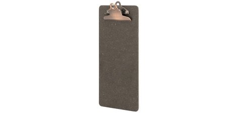 Securit rekening clipboard, bruin met RVS Clip, 27,8 x 11,4 cm