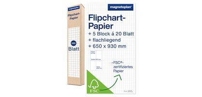 conference easel pad, flat