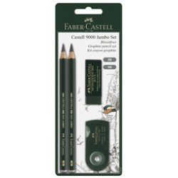 Tekenpotlood 9000 Jumbo van FABER-CASTELL CASTELL, tekenset