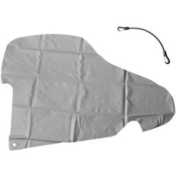 Housse de protection pour attelage de caravane, gris