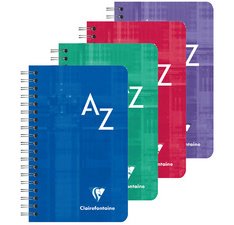Telefoonboek spiraalbinding 75 x 120 mm geruit 5 x 5