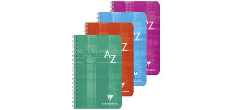 Répertoire spirale,110 x 170 mm,quadrillé 5x5