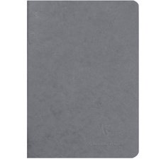 Age bag stapled notebook 48sh, a5, plain - grey