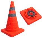 Cône de signalisation, pliable