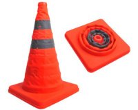 Cône de signalisation, pliable