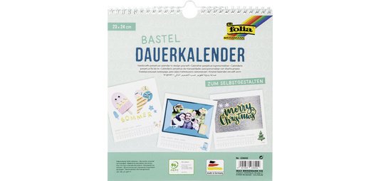 Calendrier mural créatif, 230 x 240 mm