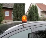 Gyrophare, orange, 12 V / 55 watts