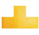 Marquage de place, forme T, autocollant, jaune