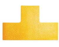 Marquage de place, forme T, autocollant, jaune