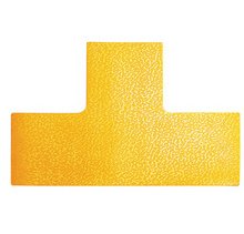 Marquage de place, forme T, autocollant, jaune