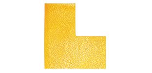 Marquage de place, croix, autocollant, jaune