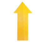 Marquage de place, flèche, autocollant, jaune