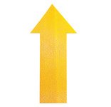 Marquage de place, flèche, autocollant, jaune
