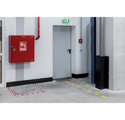 Bande de marquage au sol DURALINE STRONG, jaune/noir