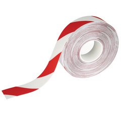 Bande de marquage au sol DURALINE STRONG, rouge/blc