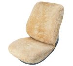 Housse de siège en fourrure d'agneau
