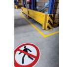 Panneau d'interdiction Interdit aux piétons