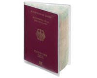 Pochette double pour passeport, format: 189 x 129 mm