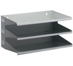 Station de tri Business, 3 compartiments, gris