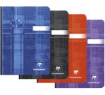 Carnet brochure dos toilé A5 192 pages petits carreaux - Assortis