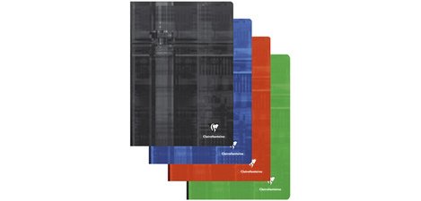 Stapled notebook, A4, Seyès, 192 pages