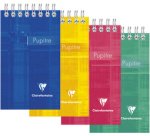 Bloc Pupitre reliure intégrale en-tête 7,5x12,7cm 120 pages détachables petits carreaux - Assortis