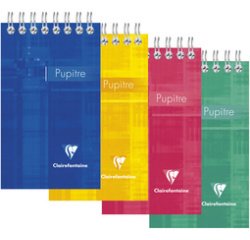 Pupitre wirebound pad 75x127 5x5 - assortment