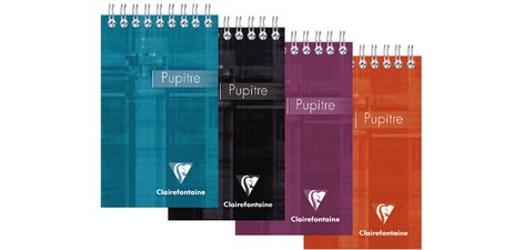 Bloc Pupitre reliure intégrale en-tête 8,5x14cm 160 pages détachables ligné - Assortis