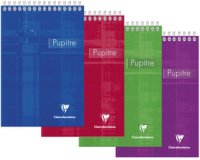 Bloc Pupitre reliure intégrale en-tête A5 160 pages détachables petits carreaux - Assortis