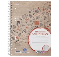 Cahier 'Recycling' A5, quadrillé, 80 feuilles