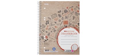 Cahier 'Recycling' A5, quadrillé, 80 feuilles