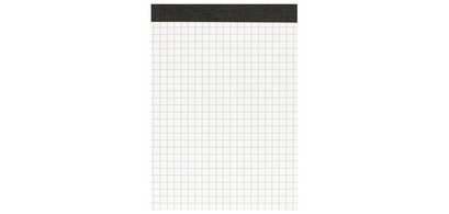 Bloc-notes sans page de couverture, A6, 50 feuilles
