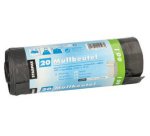 Sac poubelle LDPE, à liens coulissants, 60 litres