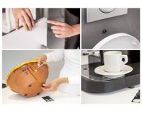 Bumpon Pastilles anti-bruit/anti-glisse,transparent,carré