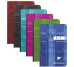 Répertoire brochure dos toilé 9x14 cm 192 pages petits carreaux - Assortis