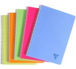 Cahier reliure intégrale Linicolor FRESH 17x22cm 180 pages grands carreaux