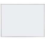 Tableau mural blanc, laqué, 900 x 600 mm