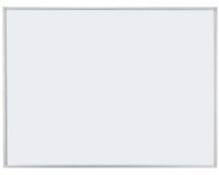 Tableau mural blanc, laqué, 900 x 600 mm