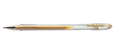Stylo à bille pointe moyenne encre gel OR corps plastique à capuchon G1 07
