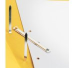 Relieur à lamelle, 2 trous, en acier