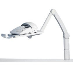 Plateau d'extension pour bras téléphone, noir