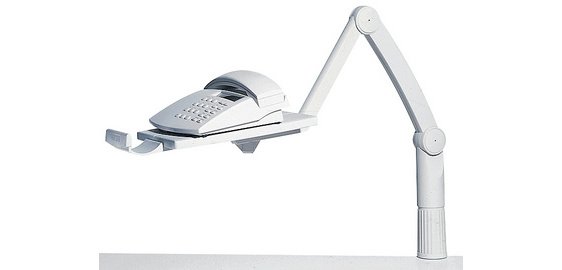 Erweiterungsplatte für Telefonarm, schwarz