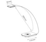 Lampe de bureau / de lecture à LED Scala, violet